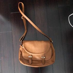 Aldo light brown crossbody purse